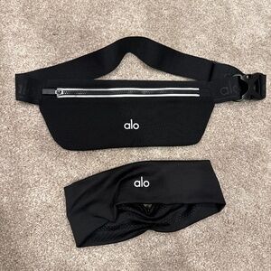 Alo yoga stride running belt (with headband)